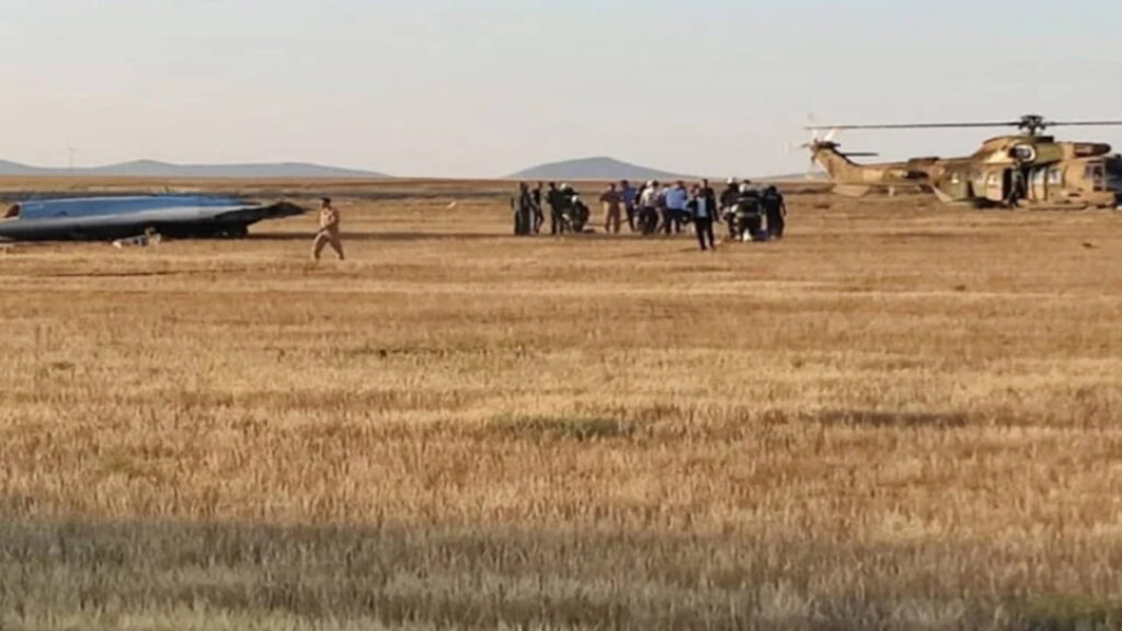 Konya’da İHA düştü