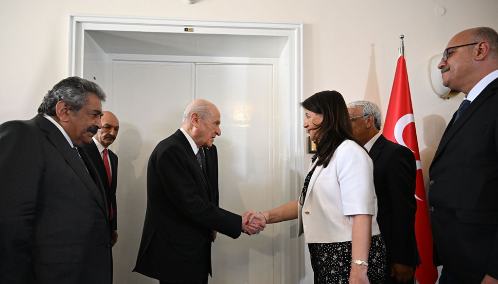 İmralı Heyeti MHP lideri Bahçeli ile görüştü